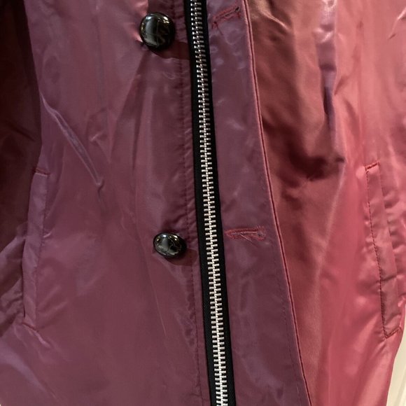 Vintage Toronto Transit Commission Coat TTC Uniform Subway Bus Size 46 Burgundy - Picture 9 of 12